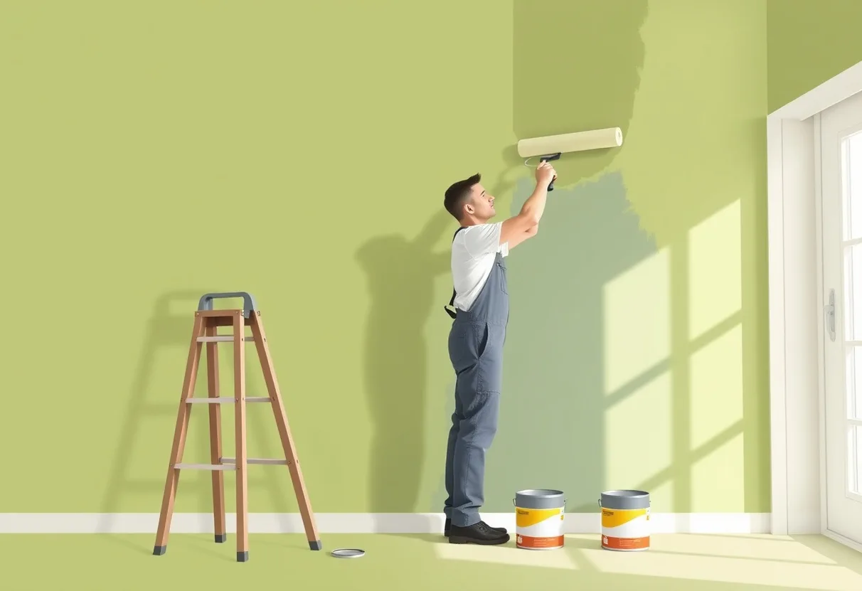 Peintre Montrouge 92120 en intervention sur un chantier